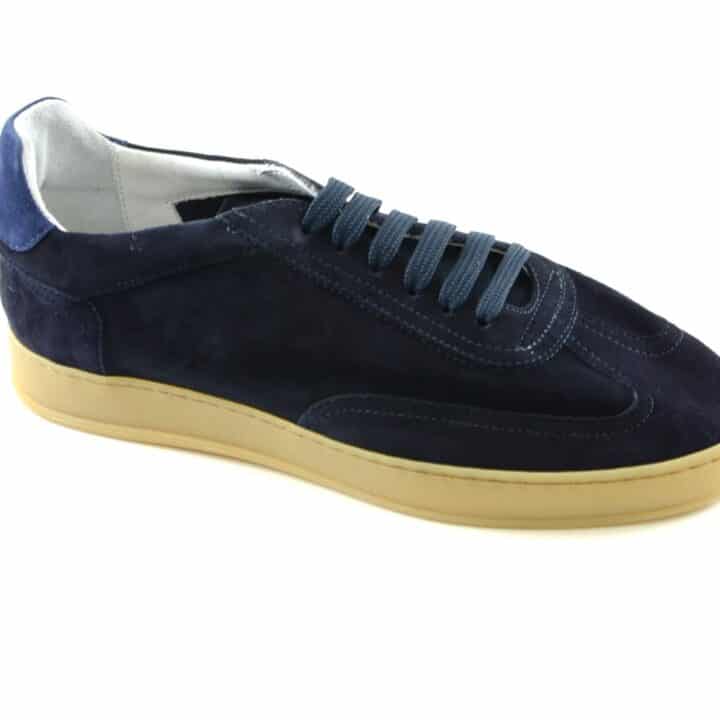 80000A Sneaker camoscio blu